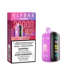 Elf Bar GH20000 Vape descartável por atacado 20000 baforadas de morango gelado